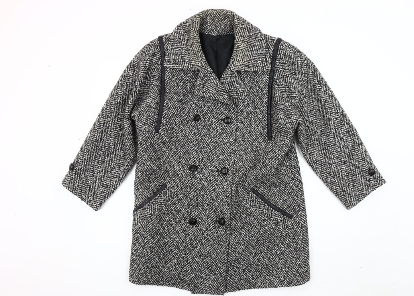 Julius Women's Grey Wool Pea Coat Size 10
