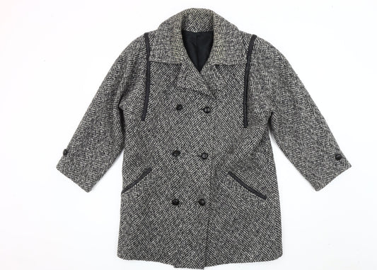 Julius Women's Grey Wool Pea Coat Size 10