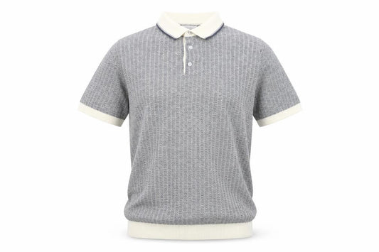 Next Men's Grey Short Sleeve Polo Shirt Size S