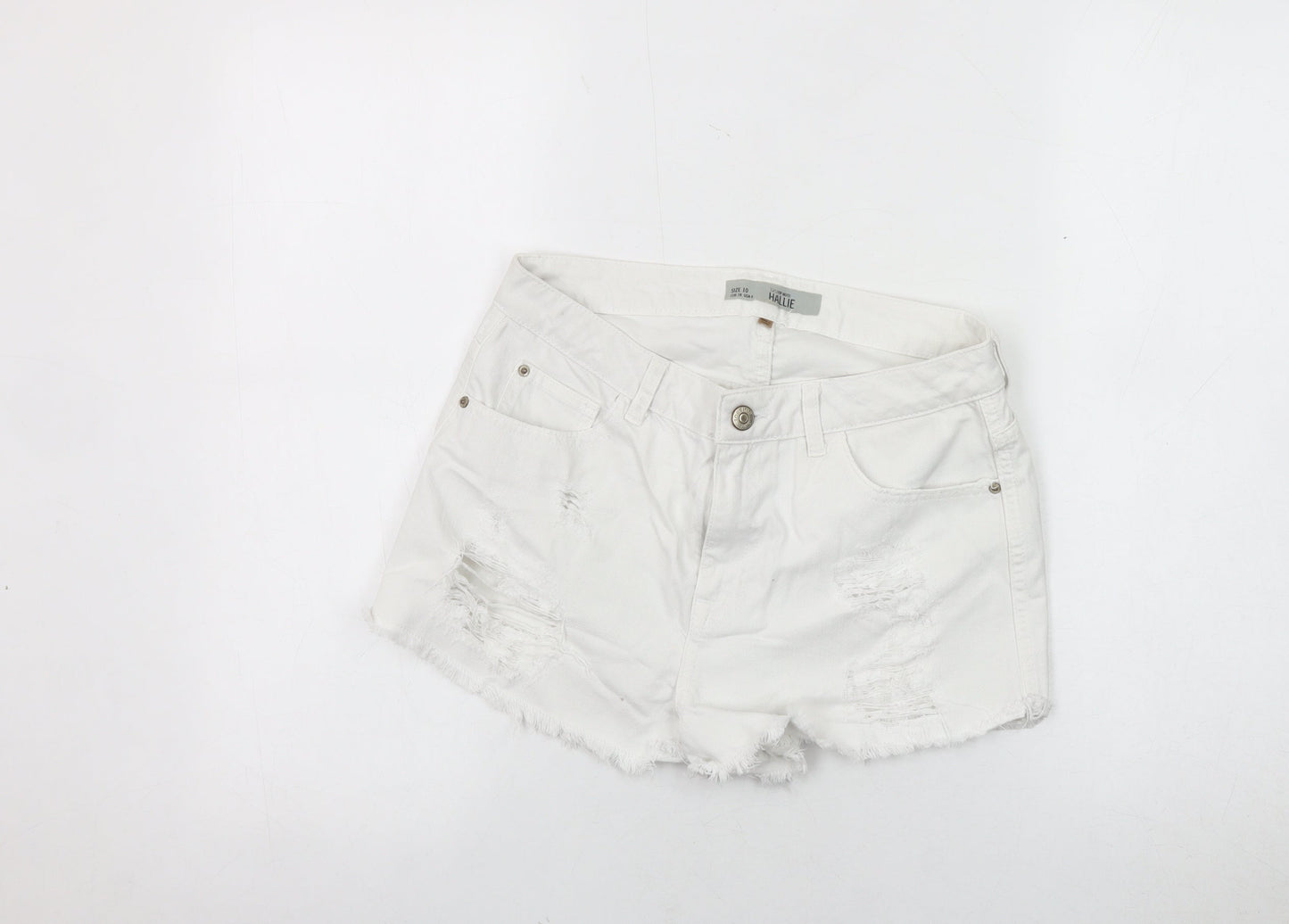 Topshop White Women’s Denim Shorts Size 10