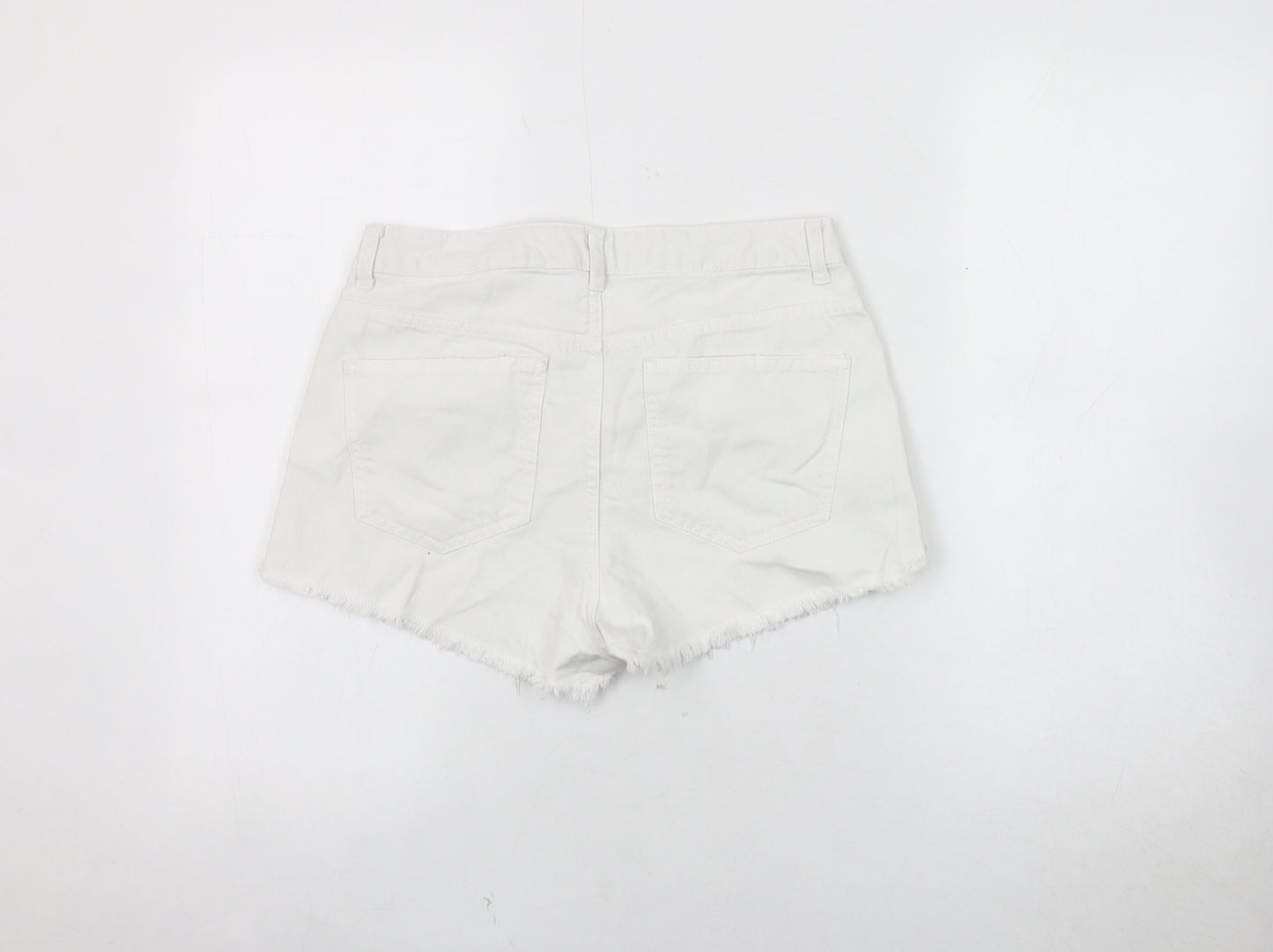Topshop White Women’s Denim Shorts Size 10