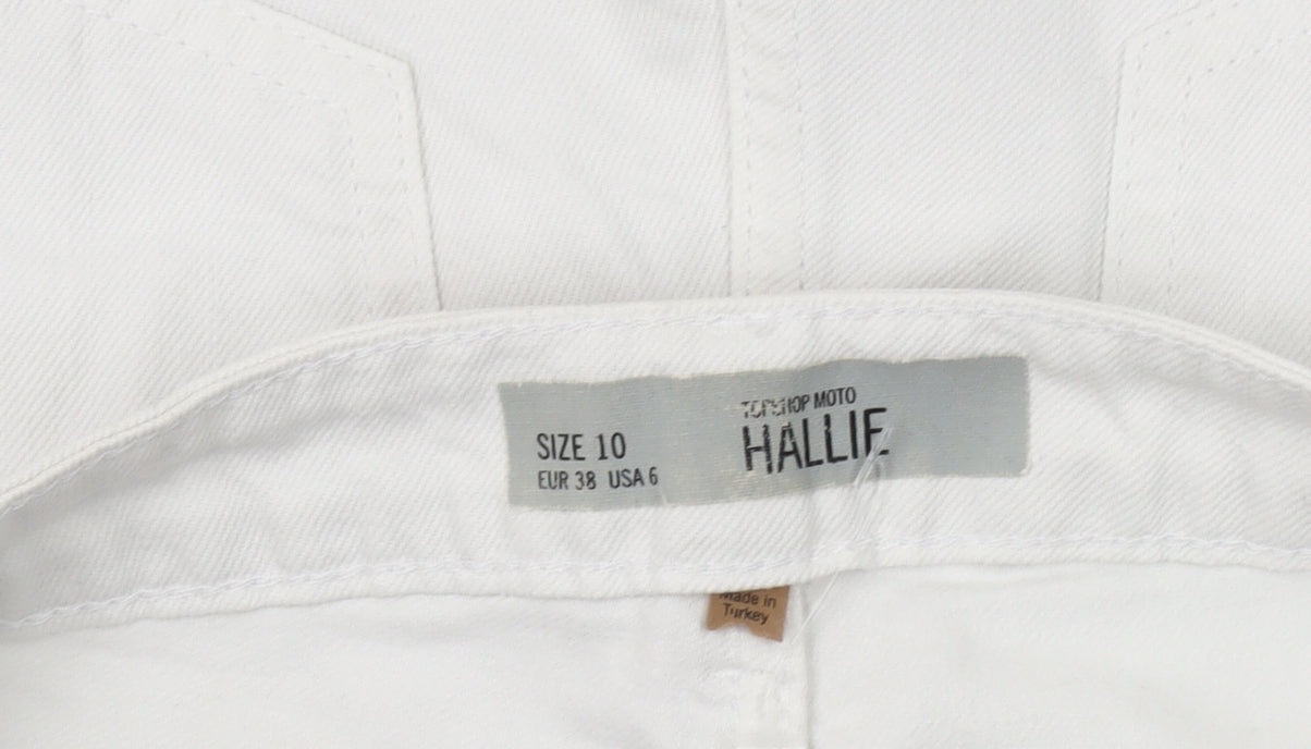 Topshop White Women’s Denim Shorts Size 10