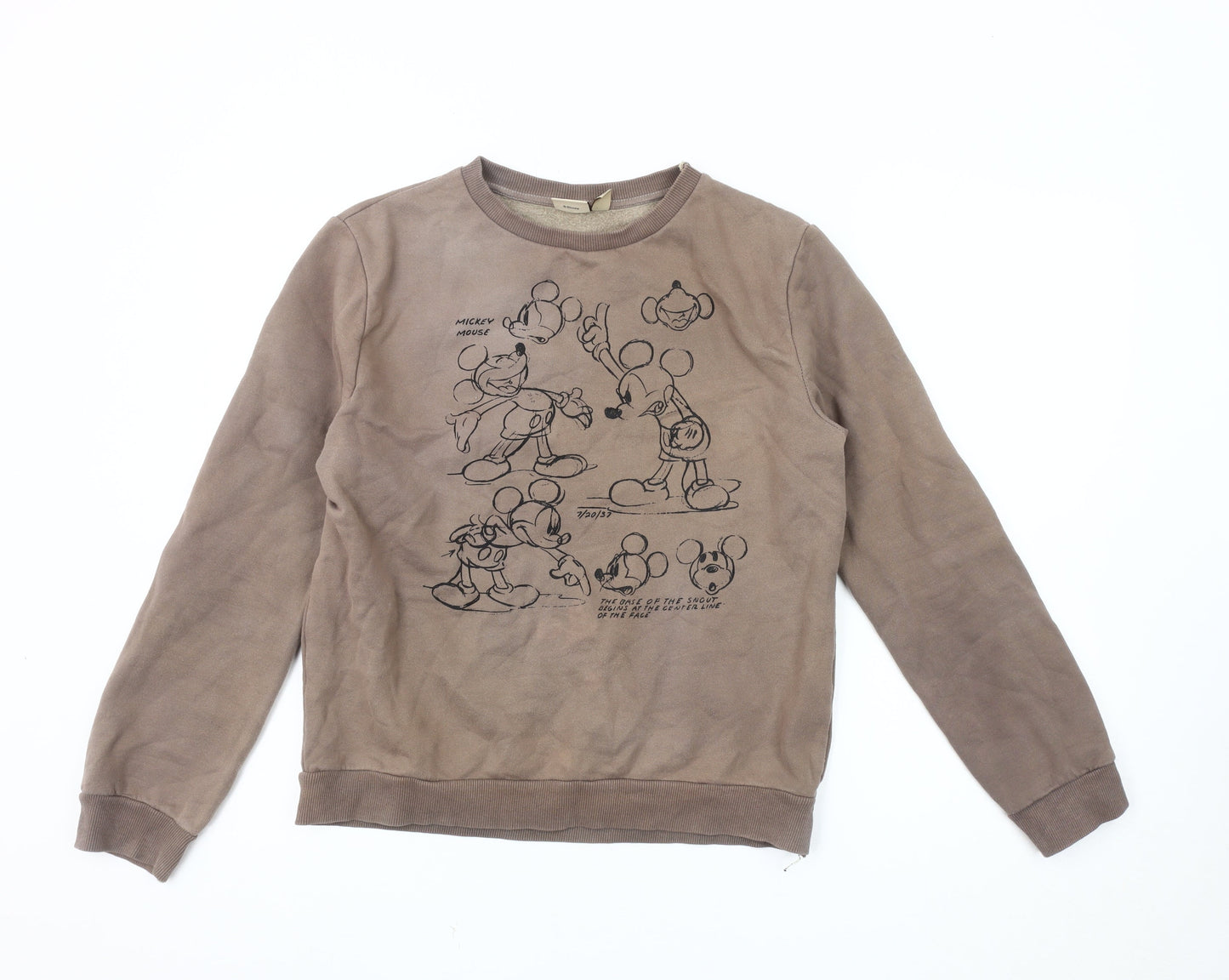 Disney Unisex Brown Pullover Sweatshirt - Size 10
