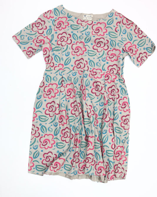 Seasalt Women's Multicoloured Floral Dress Size 12