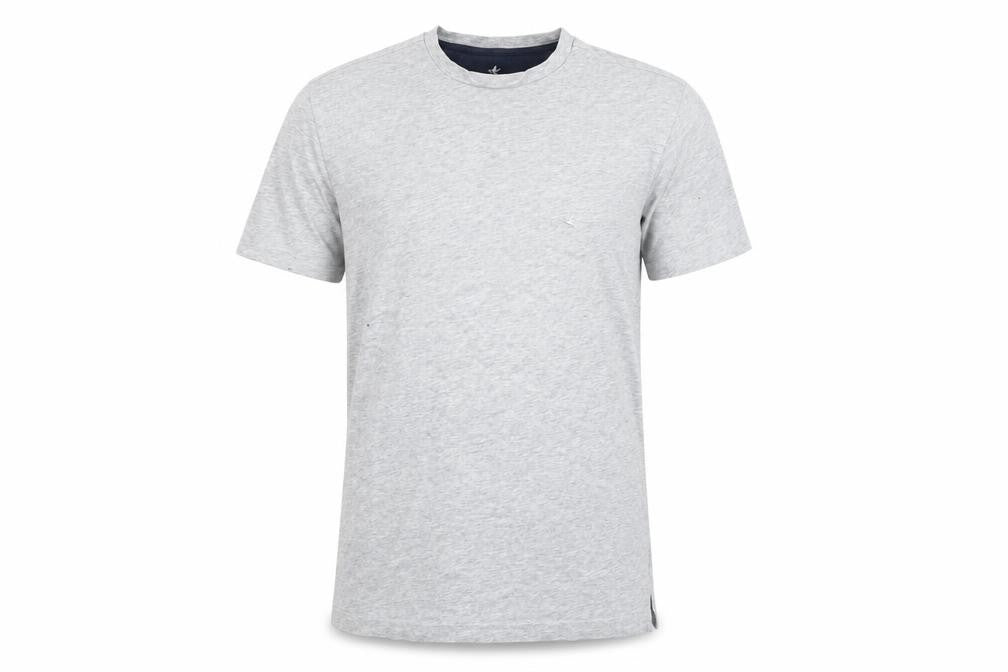 Brookfield Men's Grey Cotton Crew Neck T-Shirt M