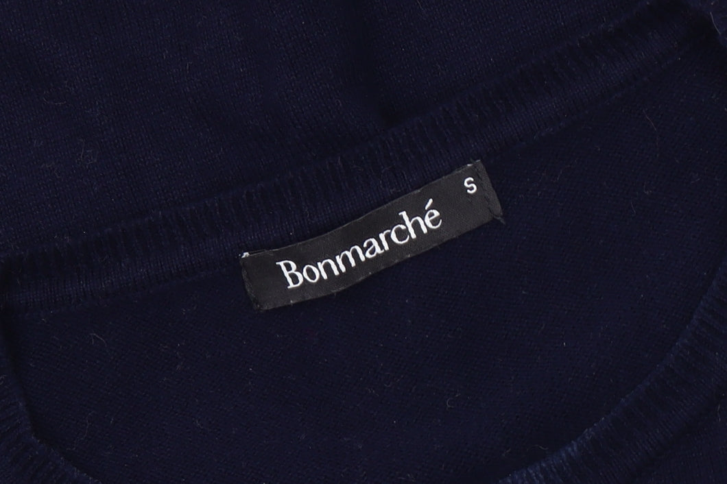 Bonmarché Women's Blue S Pullover Striped Jumper