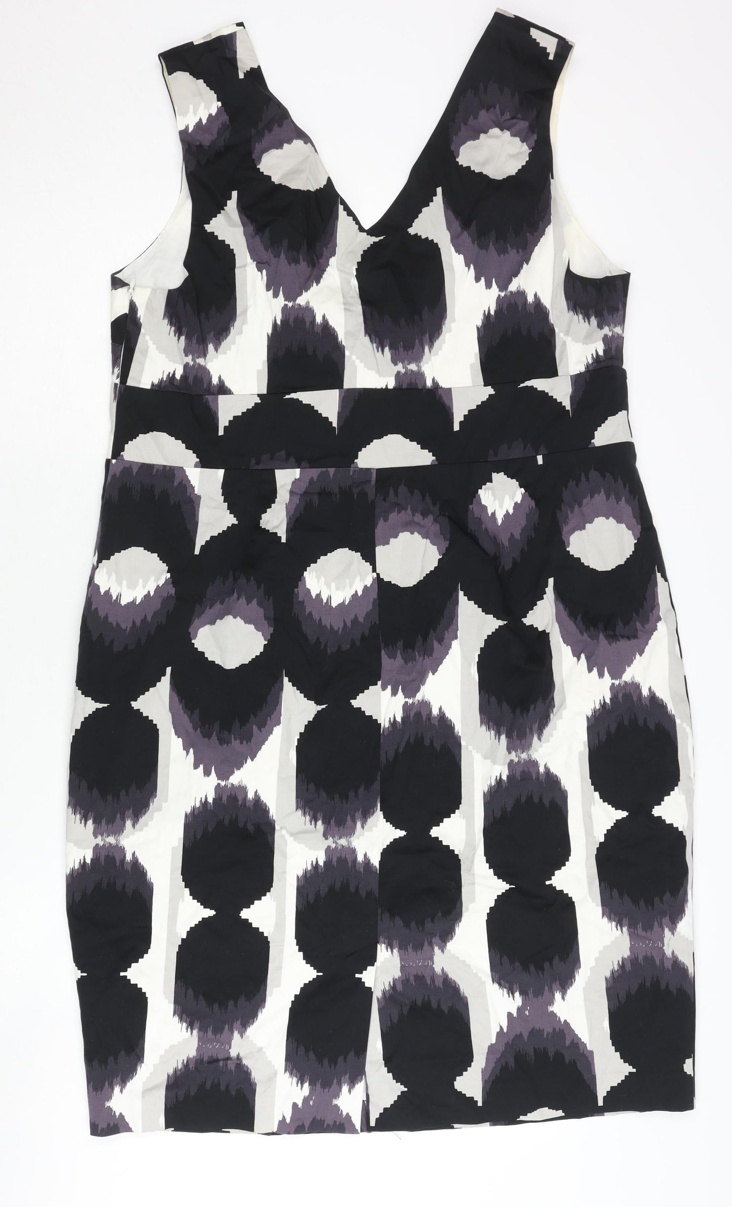 Boden Women's Multicoloured Sleeveless Sheath Dress Size 10