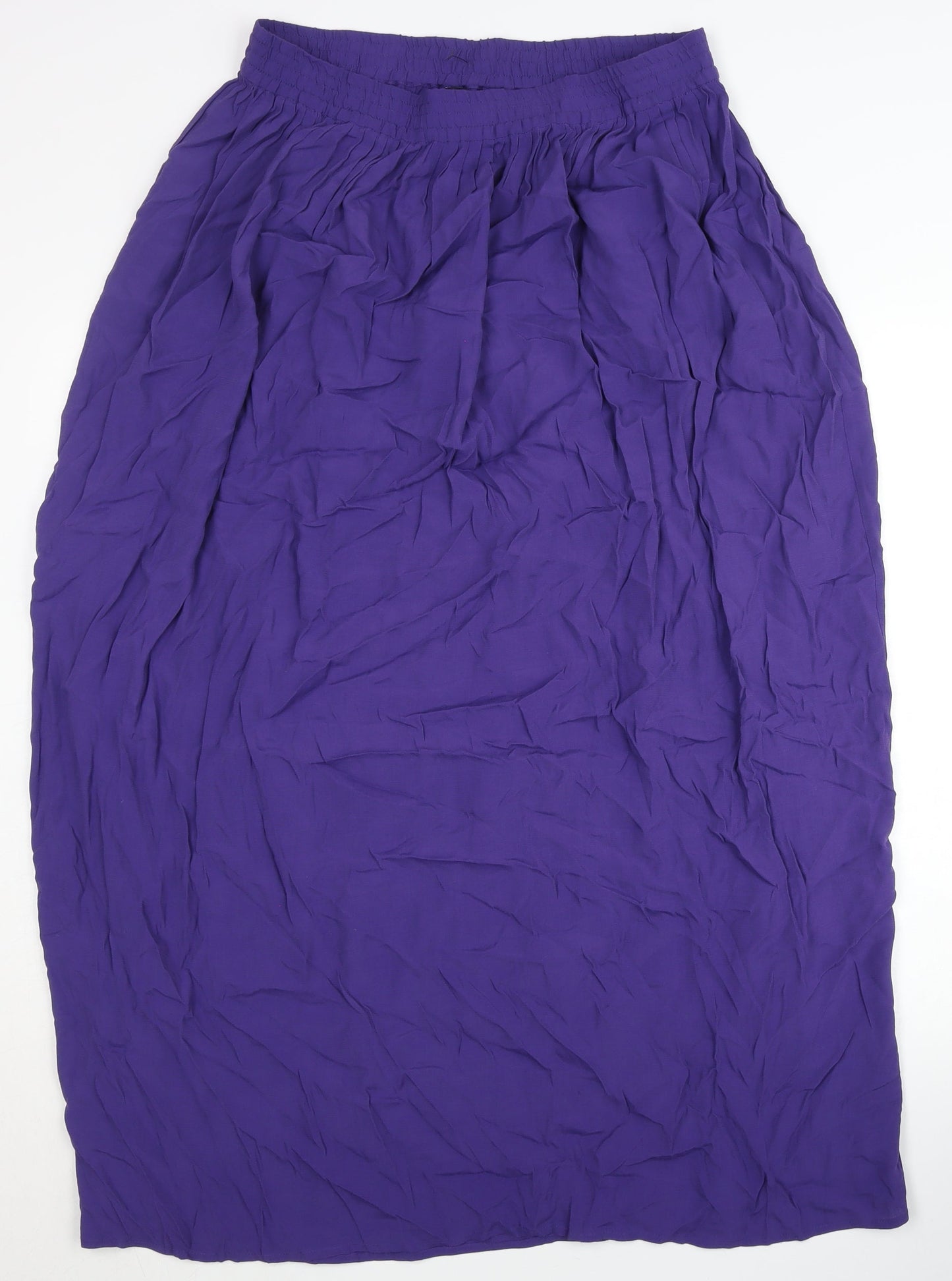 Hobbs London Women's Purple A-Line Midi Skirt, Size 10