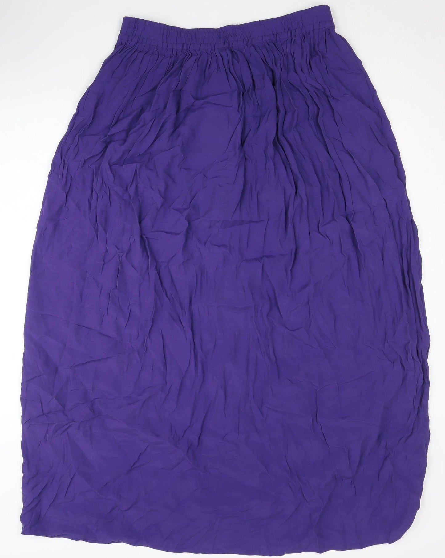 Hobbs London Women's Purple A-Line Midi Skirt, Size 10