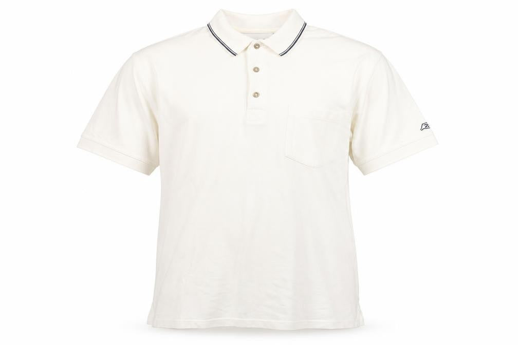 Reebok Golf Men's White Polo Shirt, Medium, Cotton