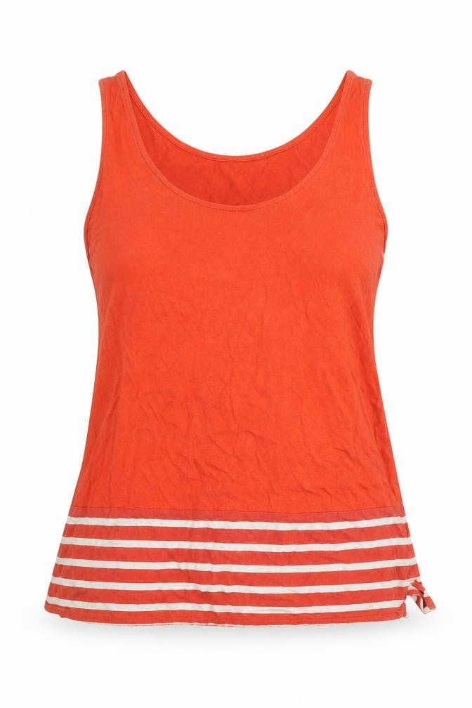 Womens UK Size L Gap Orange Cotton Blend Tank