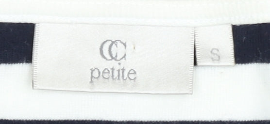 CC Petite Women's Multicoloured Striped T-Shirt S