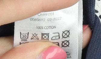 Crew Clothing Company Polo Shirt Blue S Unisex Adults