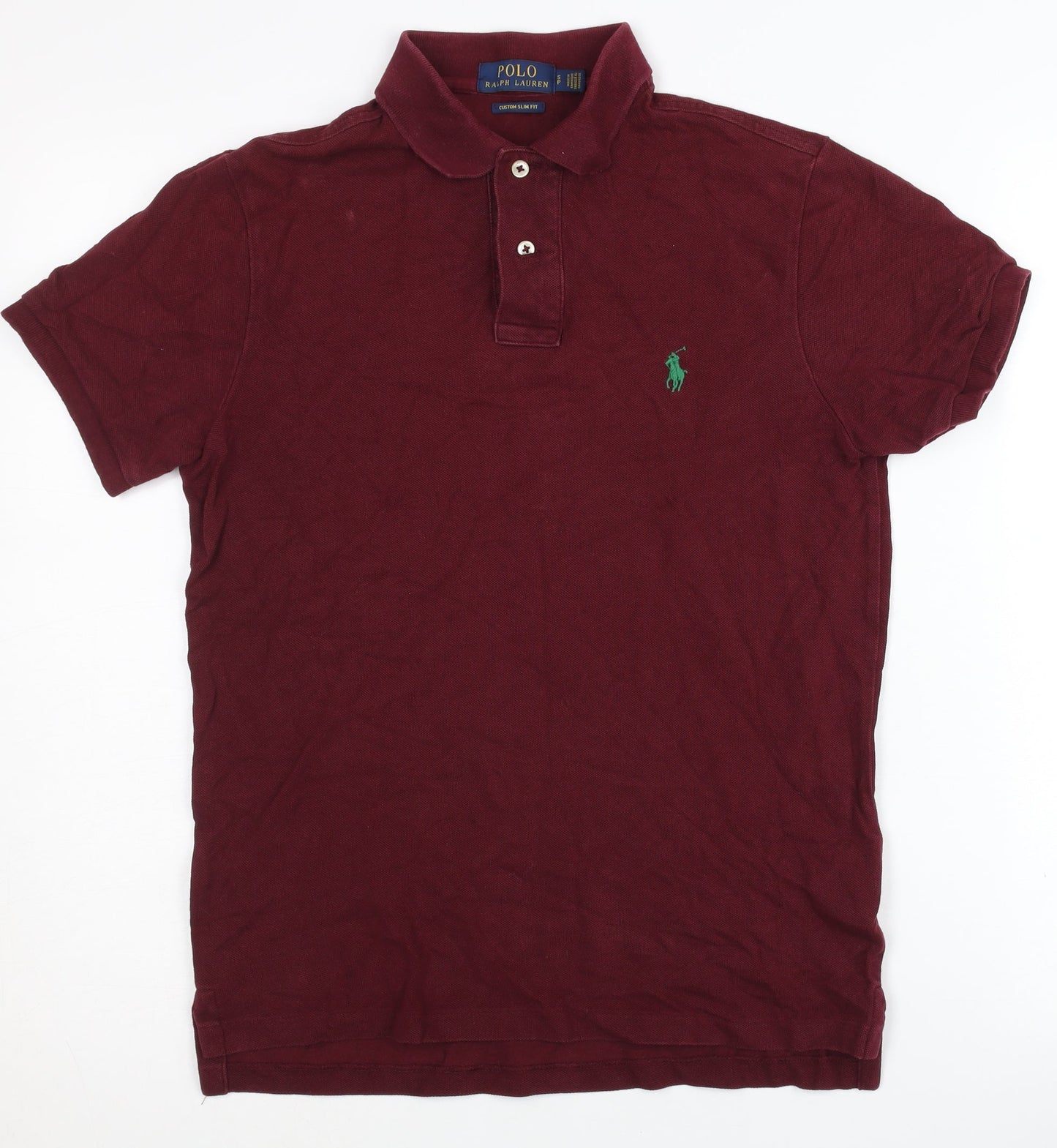 Polo Ralph Lauren Men's Red Slim Fit Polo S