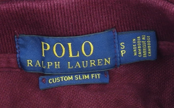 Polo Ralph Lauren Men's Red Slim Fit Polo S