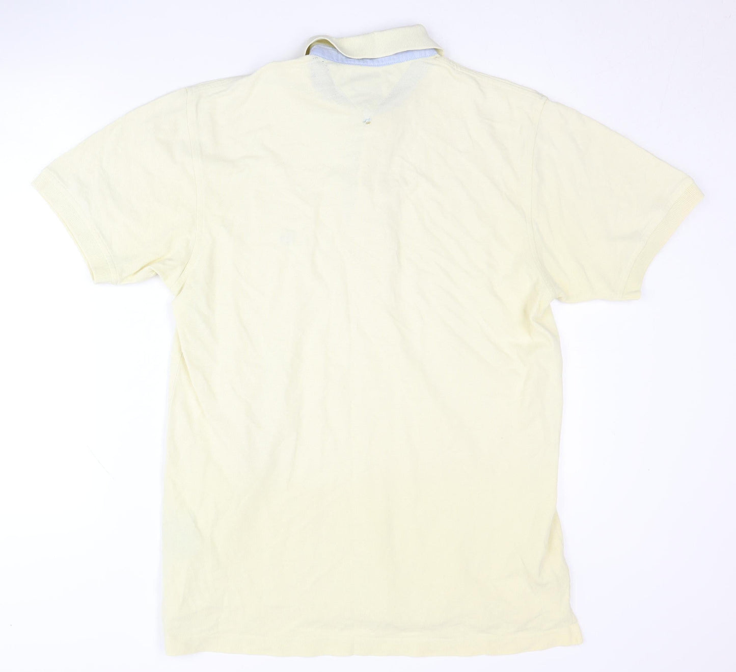 Tommy Hilfiger Men's Beige Polo Shirt Medium