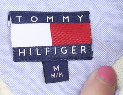 Tommy Hilfiger Men's Beige Polo Shirt Medium