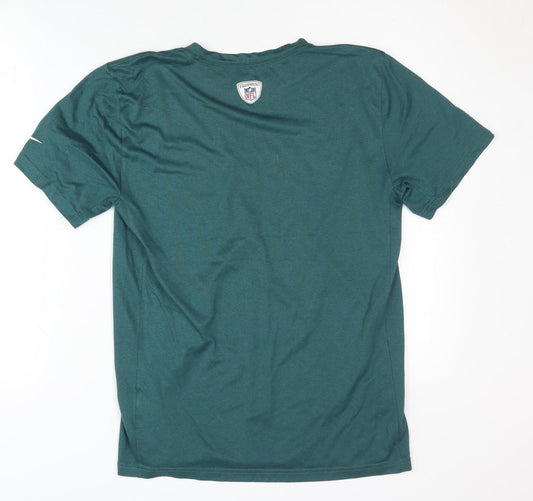 Nike Men's Green Eagles T-Shirt, Size S, American Football