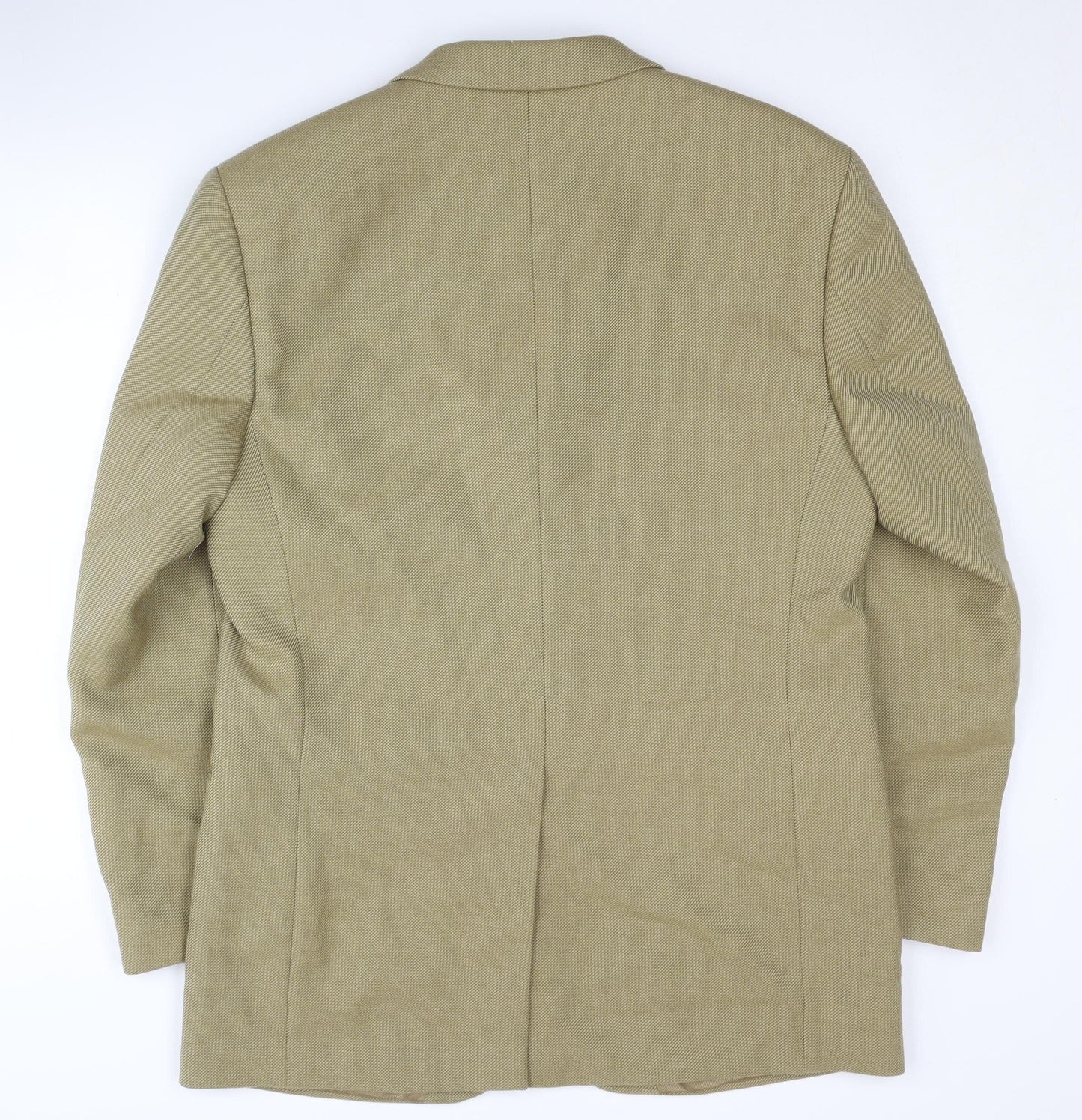 Marks and Spencer Beige Men's Blazer 40R Wool, Formal