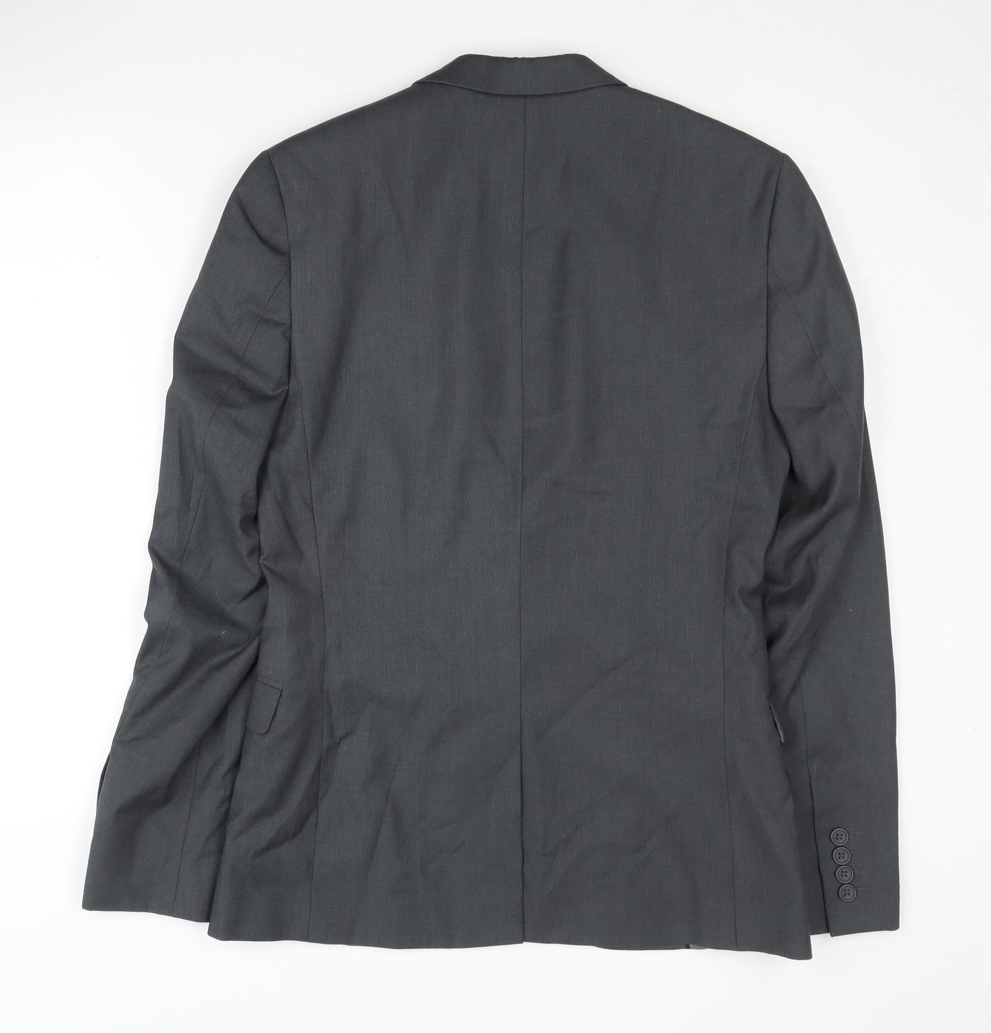 Topman Men's Grey Blazer, Size 36 Regular Fit