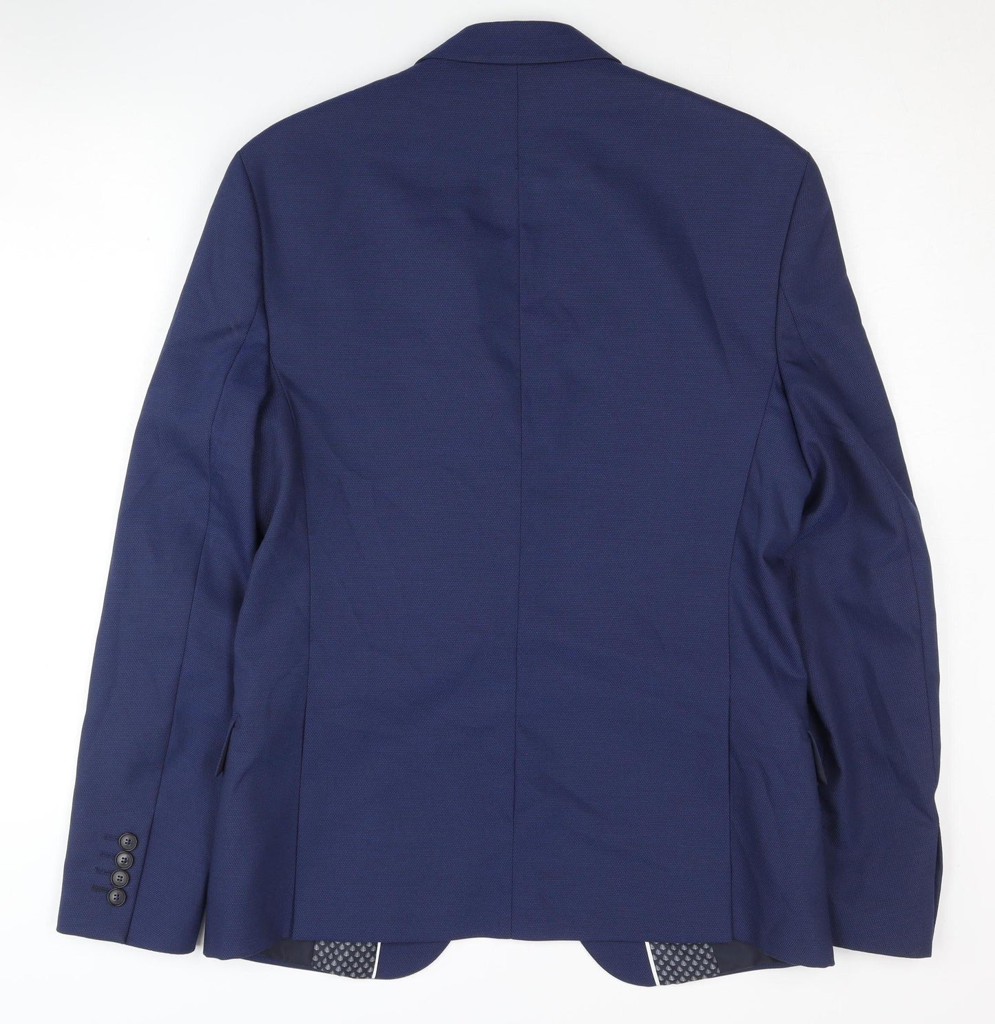 Zara Men’s Slim Fit Blue Blazer, Size M, Business