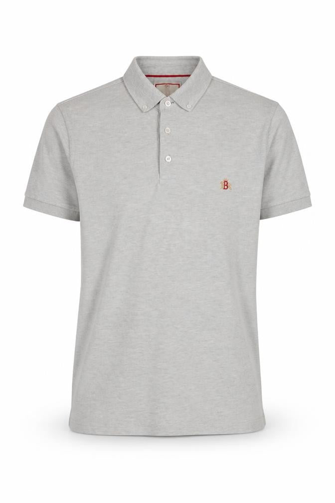 Baracuta Men's Grey Polo Shirt S Short Sleeve Classic