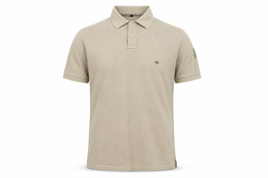 Baileys Men's Beige Polo Shirt Short Sleeve L