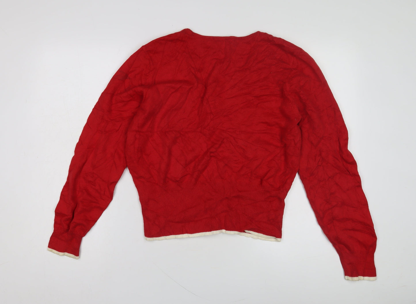 Tommy Hilfiger Women's Red XL Cardigan