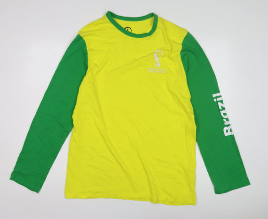 FIFA Men's XL Multicoloured Long Sleeve FIFA T-Shirt