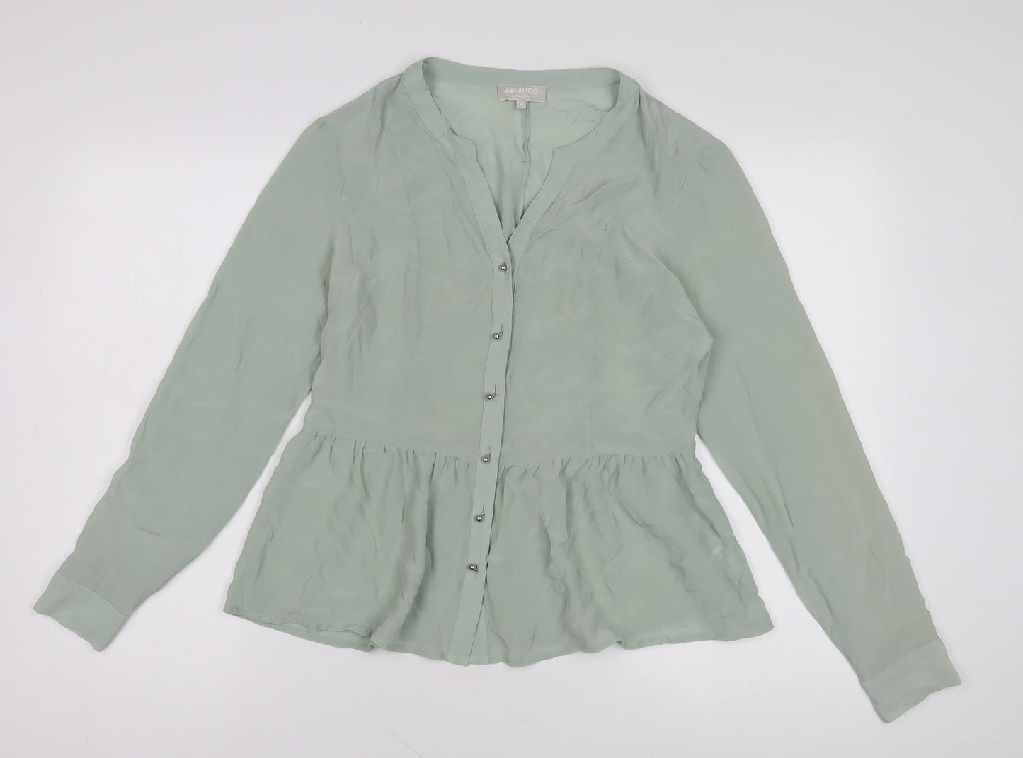 Zalando Collection Green Tunic Blouse for Women, Size M