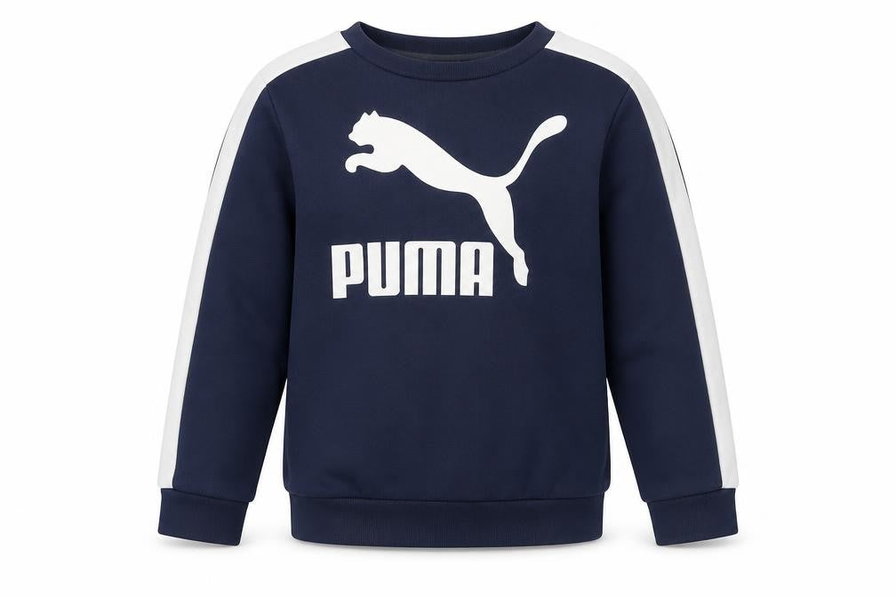 Puma Boys' Blue Crew Neck Sweatshirt 2-3 Years