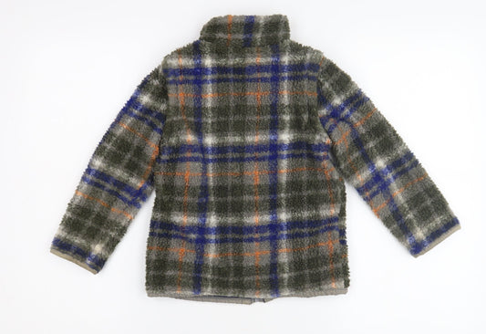 Mini Boden Boys Multicolour Fleece Bomber Jacket 5 Years