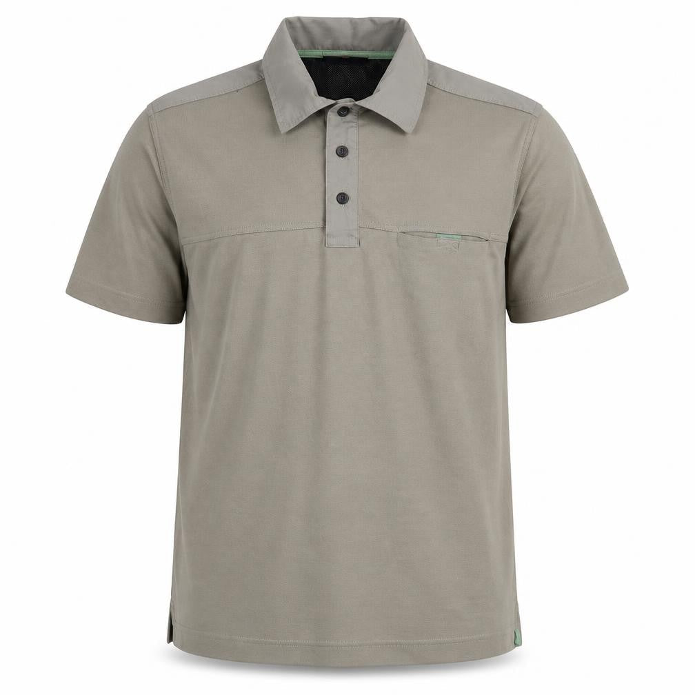 Marks and Spencer Men's Beige Polo Shirt, Size S