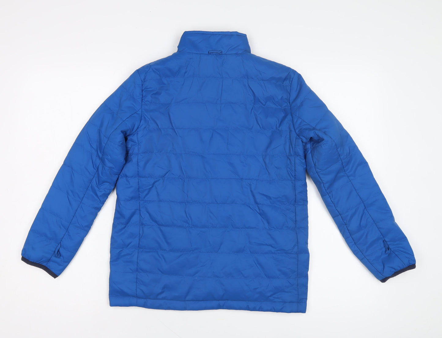 Lands' End Boys Blue Puffer Jacket L Winter