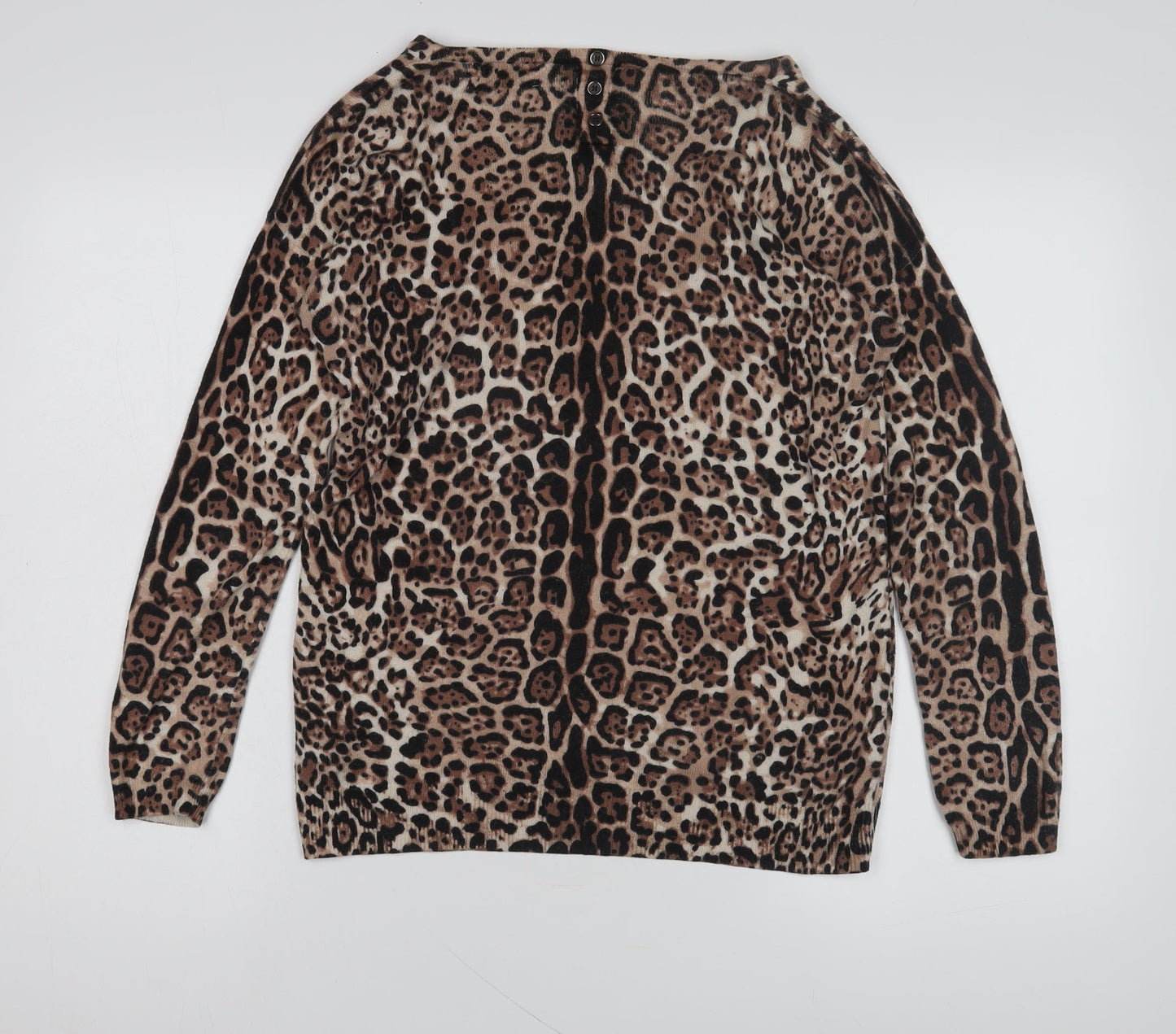 Wallis Women's Multicoloured Petite S Leopard Jumper