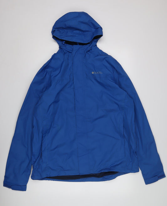 Mountain Warehouse Men's Blue Rain Jacket L