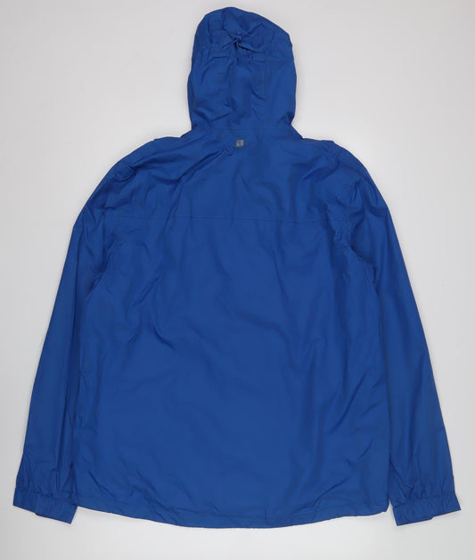 Mountain Warehouse Men's Blue Rain Jacket L