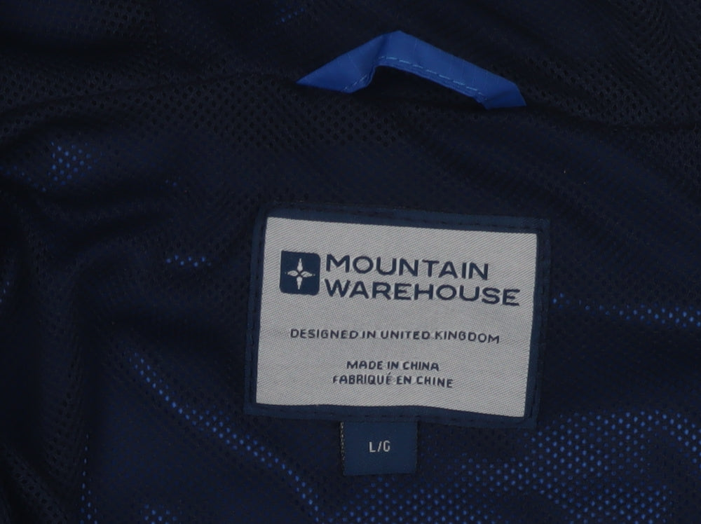Mountain Warehouse Men's Blue Rain Jacket L