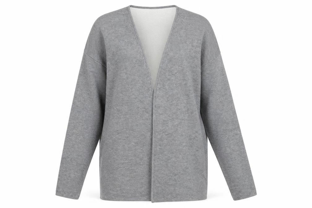 Marks and Spencer Women's Grey Open Front Cardigan Size 12