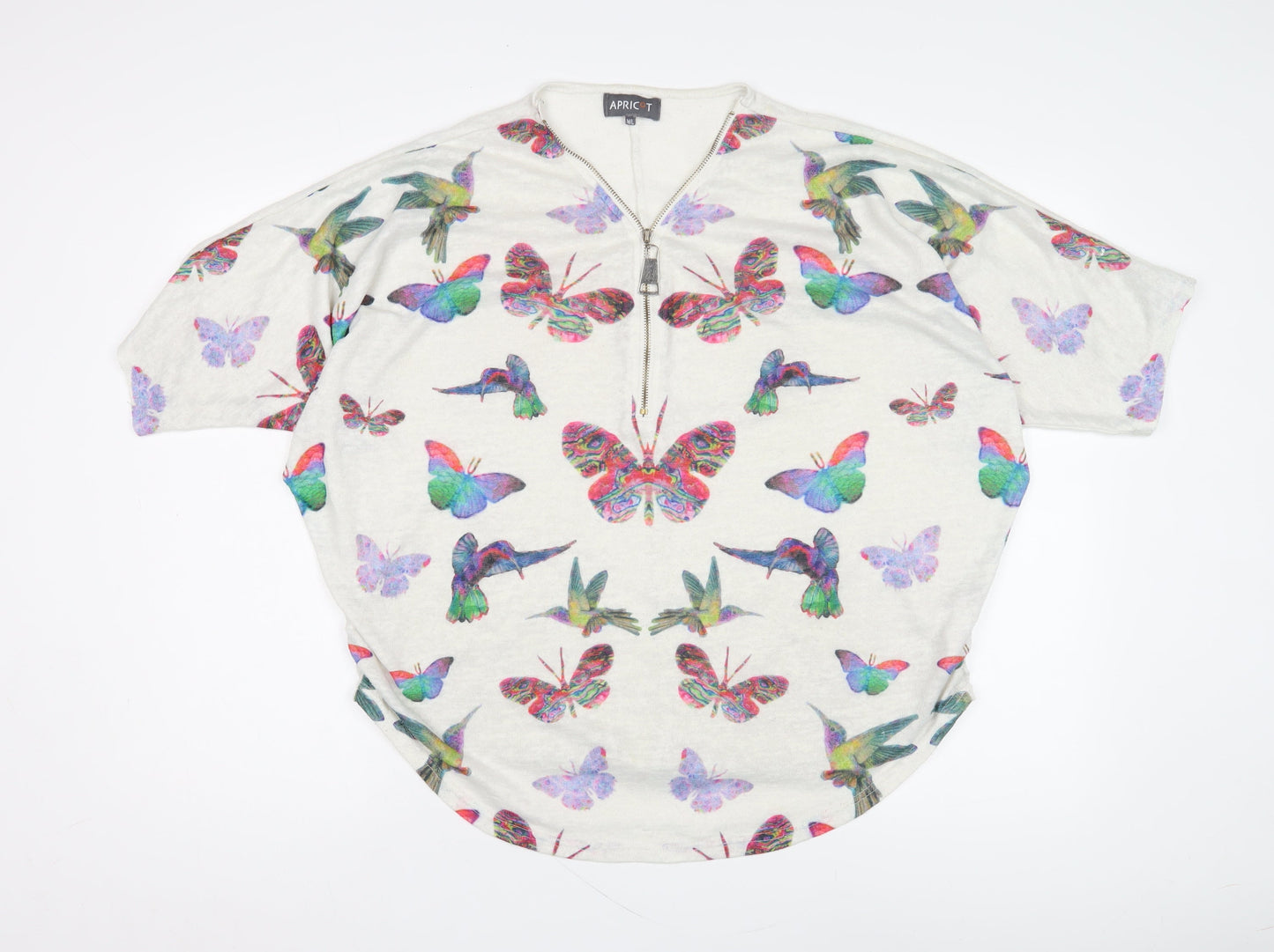 Apricot Women's Multicoloured M Butterfly Top
