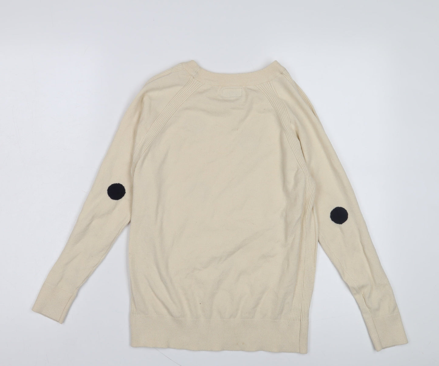 Next Women's Beige Polka Dot Pullover Jumper Size 8
