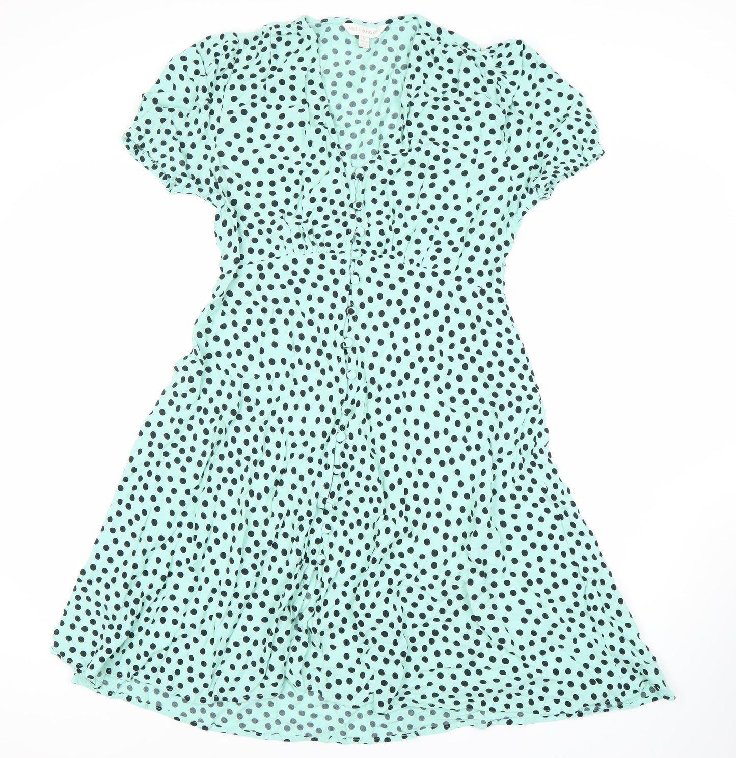 M&S Women's Polka Dot Viscose Dress
