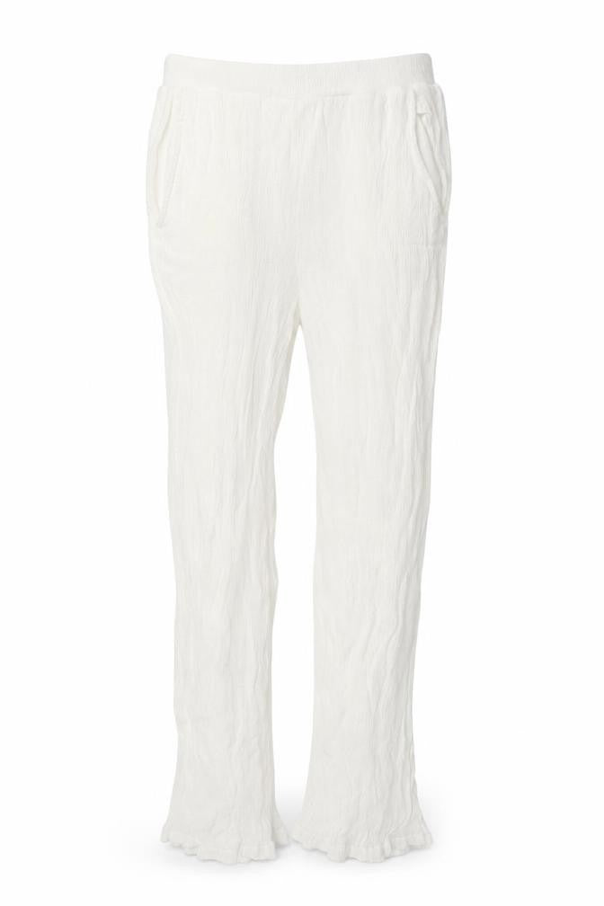 Bershka Women's White Trousers Size L