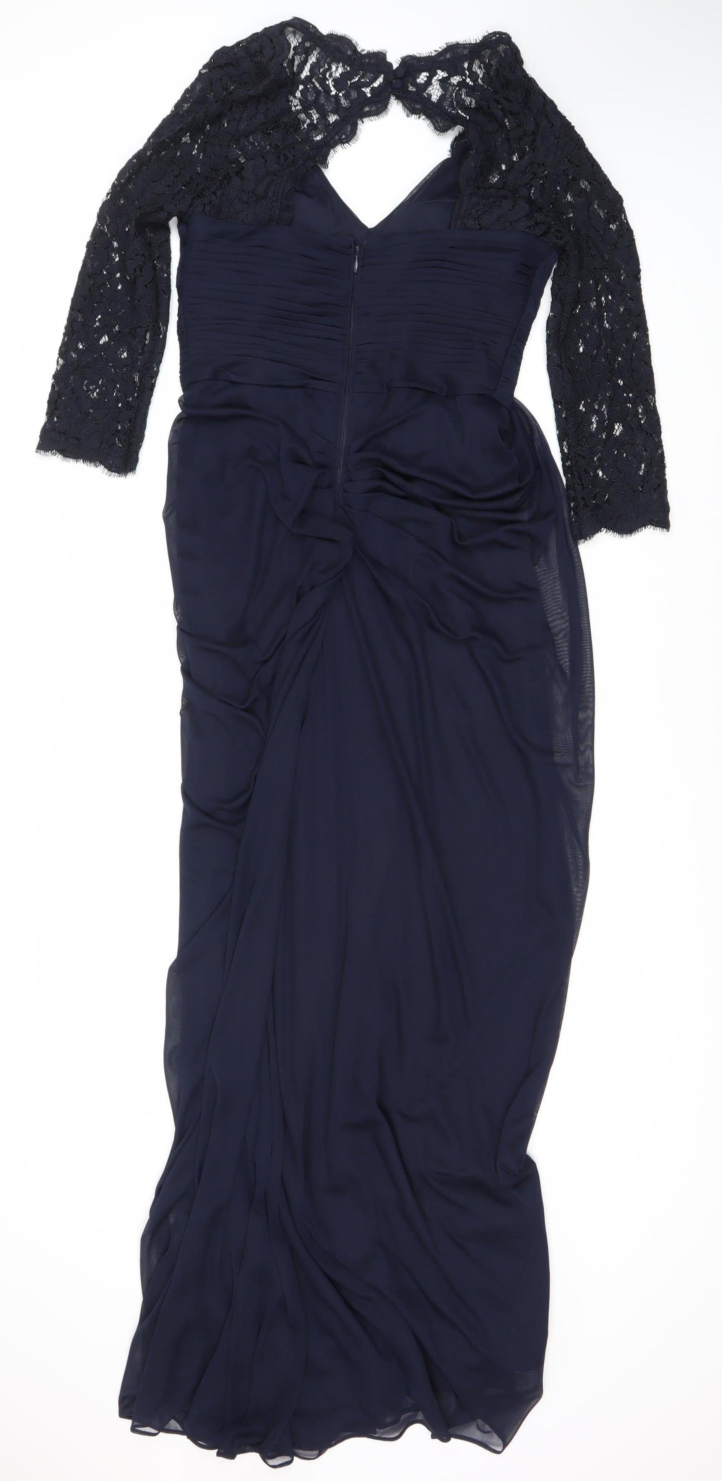 Adrianna Papell Women's Long Blue Dress, UK Size 10