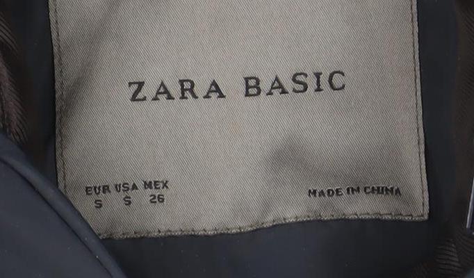 Zara Basic Women's Black Puffer Jacket Size 8
