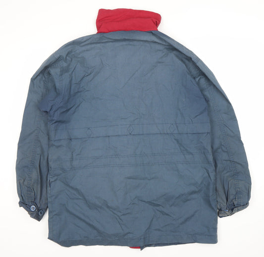 Lord Anthony Men's Blue Jacket Size S Stand-Up Collar