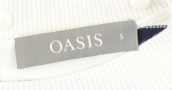 Oasis Women's Striped Pullover Jumper, Multicoloured, S