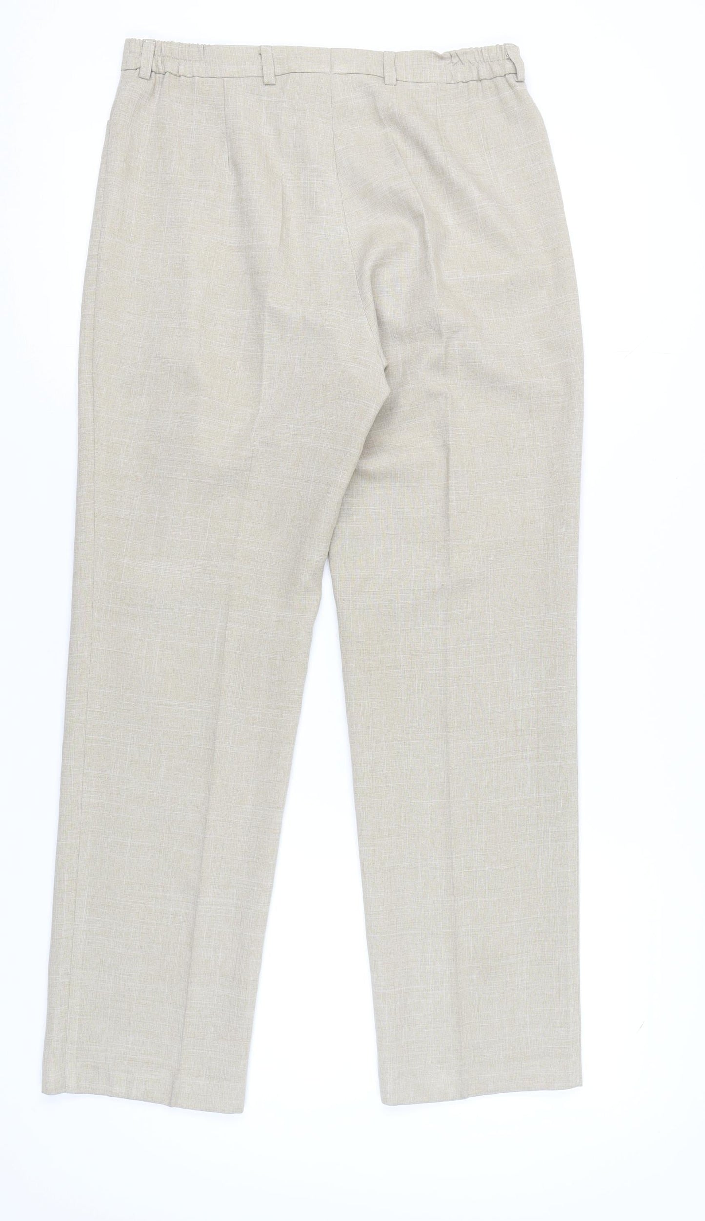 Brandtex Women's Beige Trousers Size 12