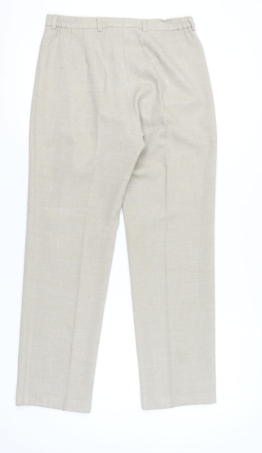 Brandtex Women's Beige Trousers Size 12