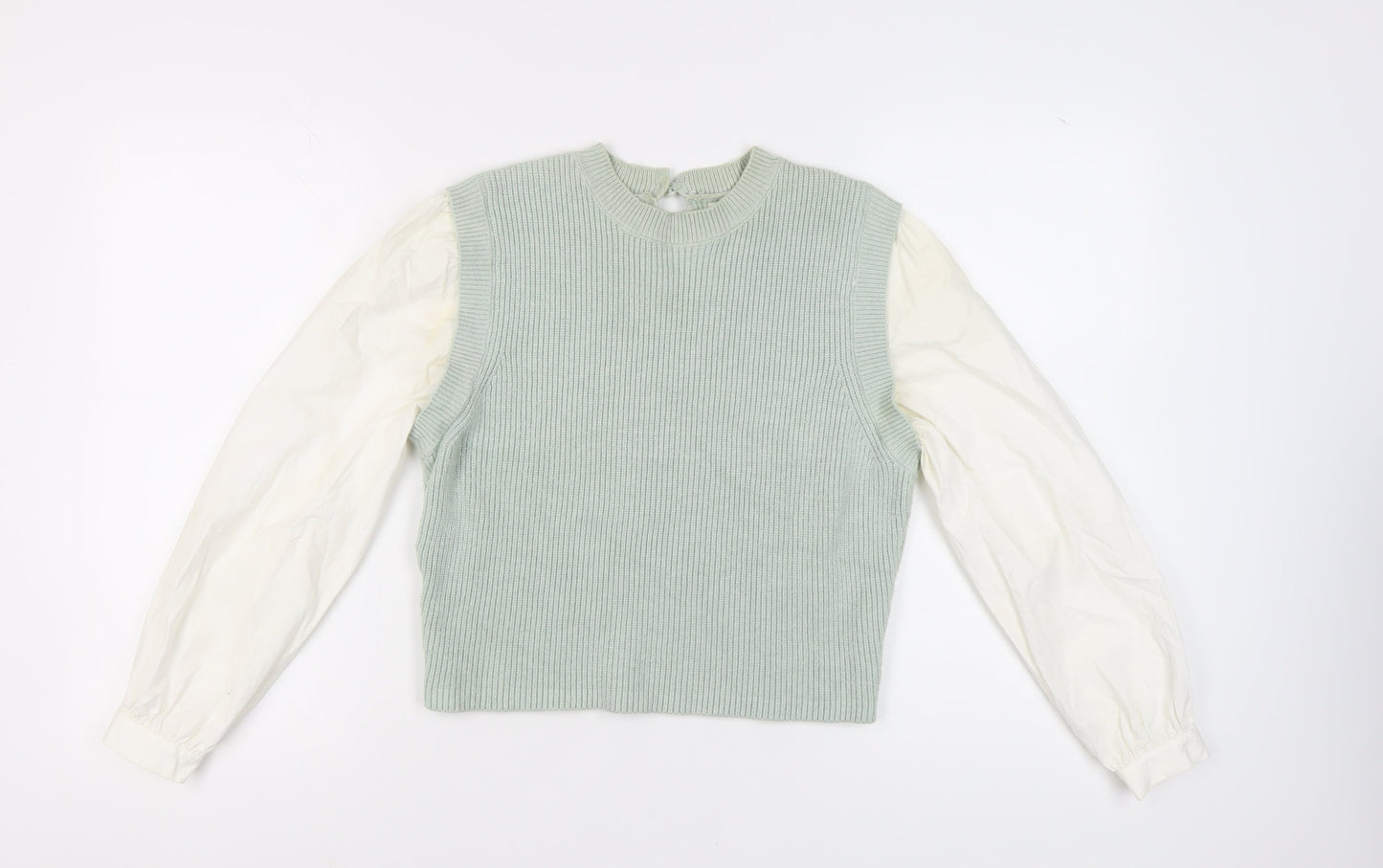 MNG Women's Green Pullover Jumper, Size S
